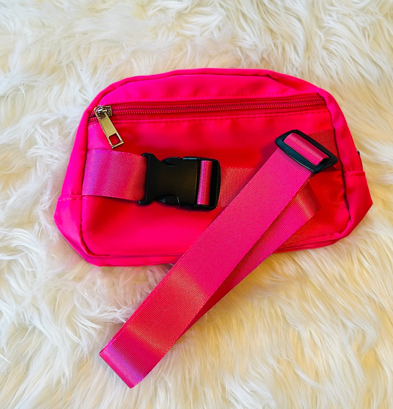 "GO With Me" Crossbody Bag- BARBIE PINK