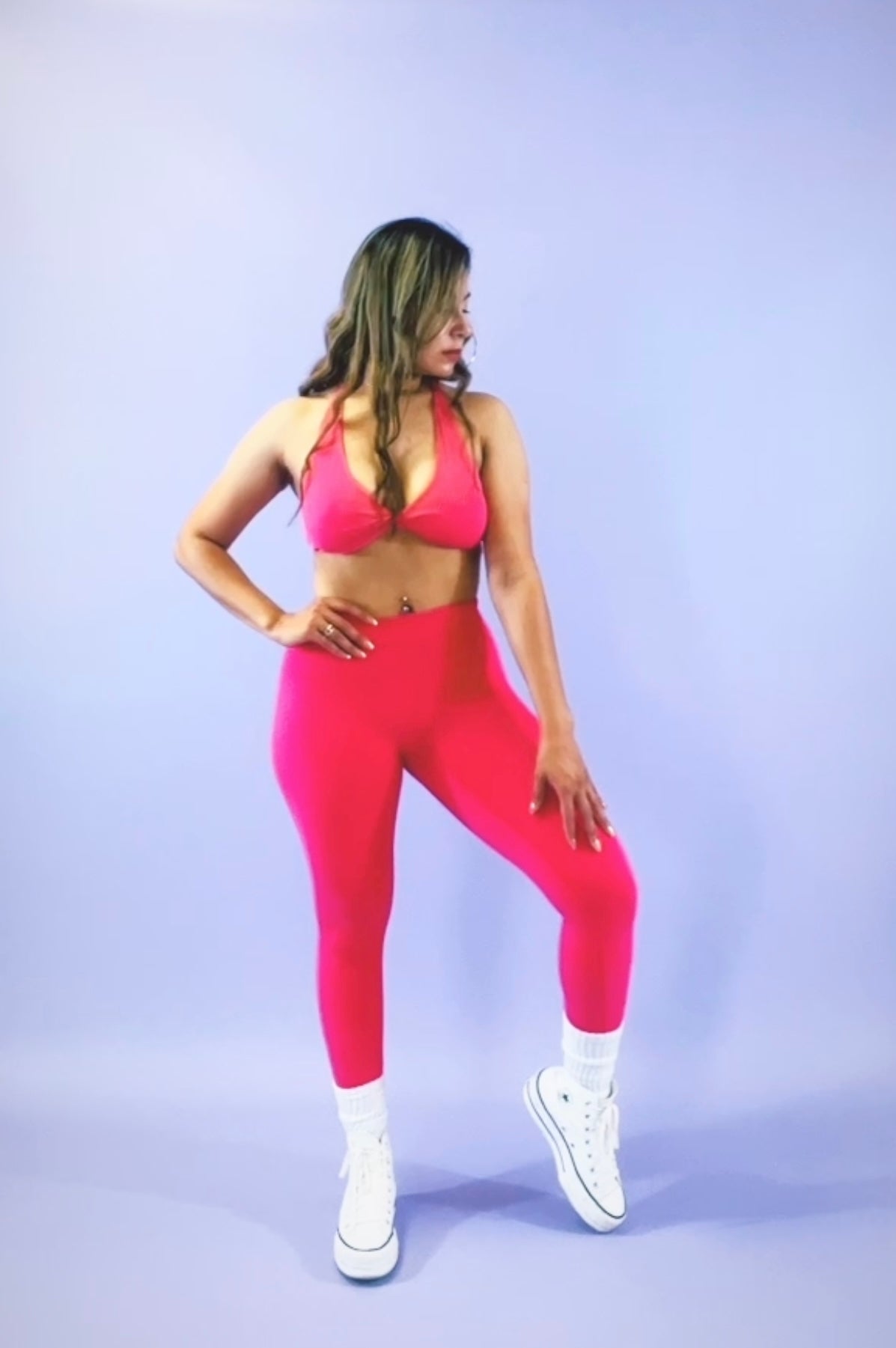 FleXi Sport Bra- Barbie Pink