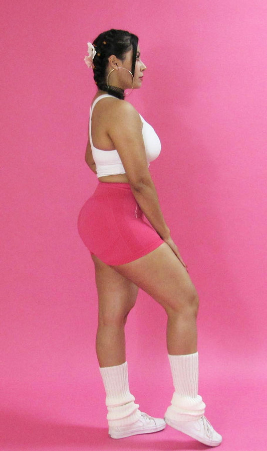 Signature Booty Short- BARBIE Pink